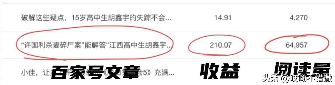 一篇文章收益從8元到210元，帶你玩轉(zhuǎn)“頭條”與“百家號(hào)”