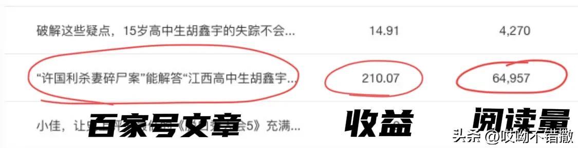 一篇文章收益從8元到210元，帶你玩轉(zhuǎn)“頭條”與“百家號(hào)”