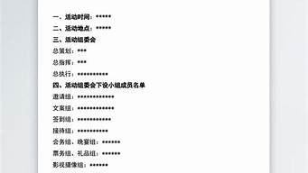 政府大型的活動策劃方案（政府大型的活動策劃方案有哪些）