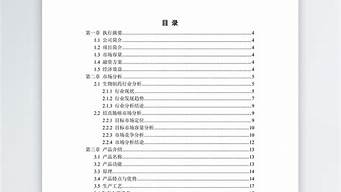 企業(yè)計(jì)劃書(shū)范文完整版（一份完整的商業(yè)計(jì)劃書(shū)）