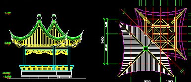 小庭院景觀設(shè)計cad（小庭院景觀設(shè)計CAD10-9）