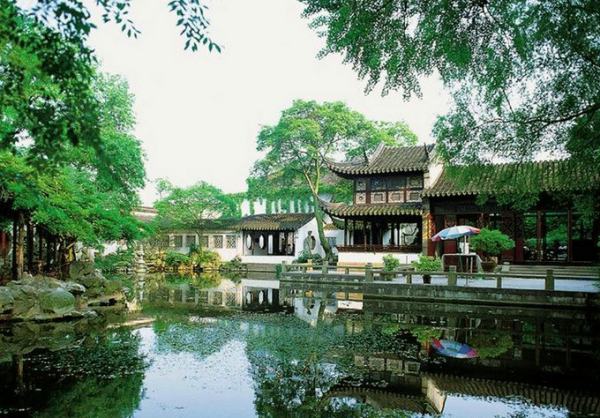 古典園林鳥瞰圖手繪逸園（中國(guó)古典園林鳥瞰圖手繪）