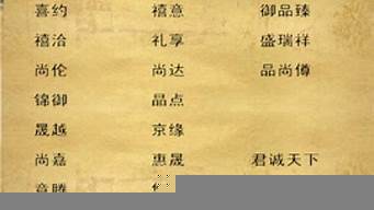 在線名字免費起名（在線名字免費起名大全）