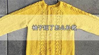 孩子衣服袖子短了怎么接（孩子衣服袖子短怎么辦）